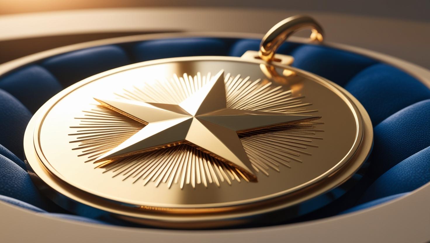 Karaktersterktes_ Een ster of een medaille.