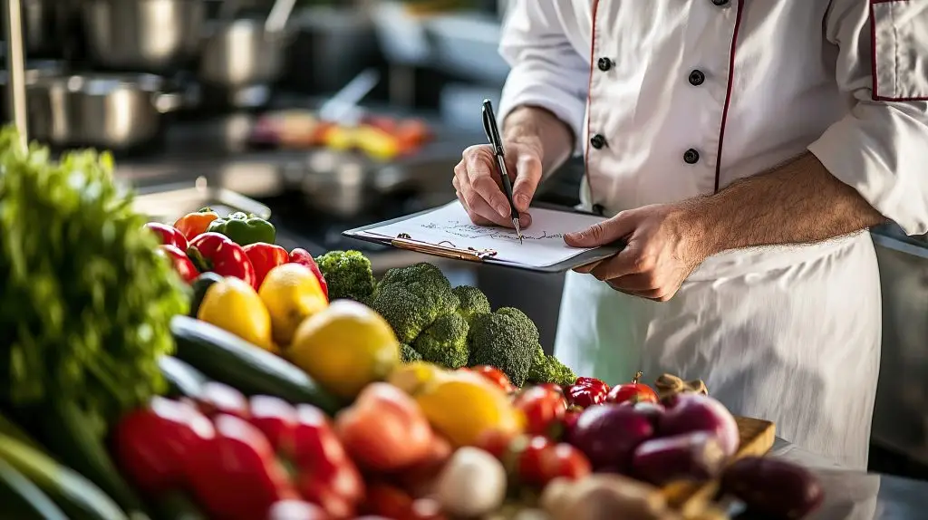 Dagelijkse werkfiche invullen in keuken – visuele controle en productiviteit