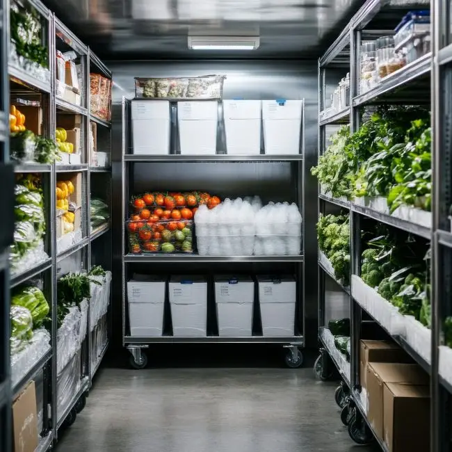 Georganiseerde stockruimte voor efficiënte mise-en-place – FICHEFLOW werkproces