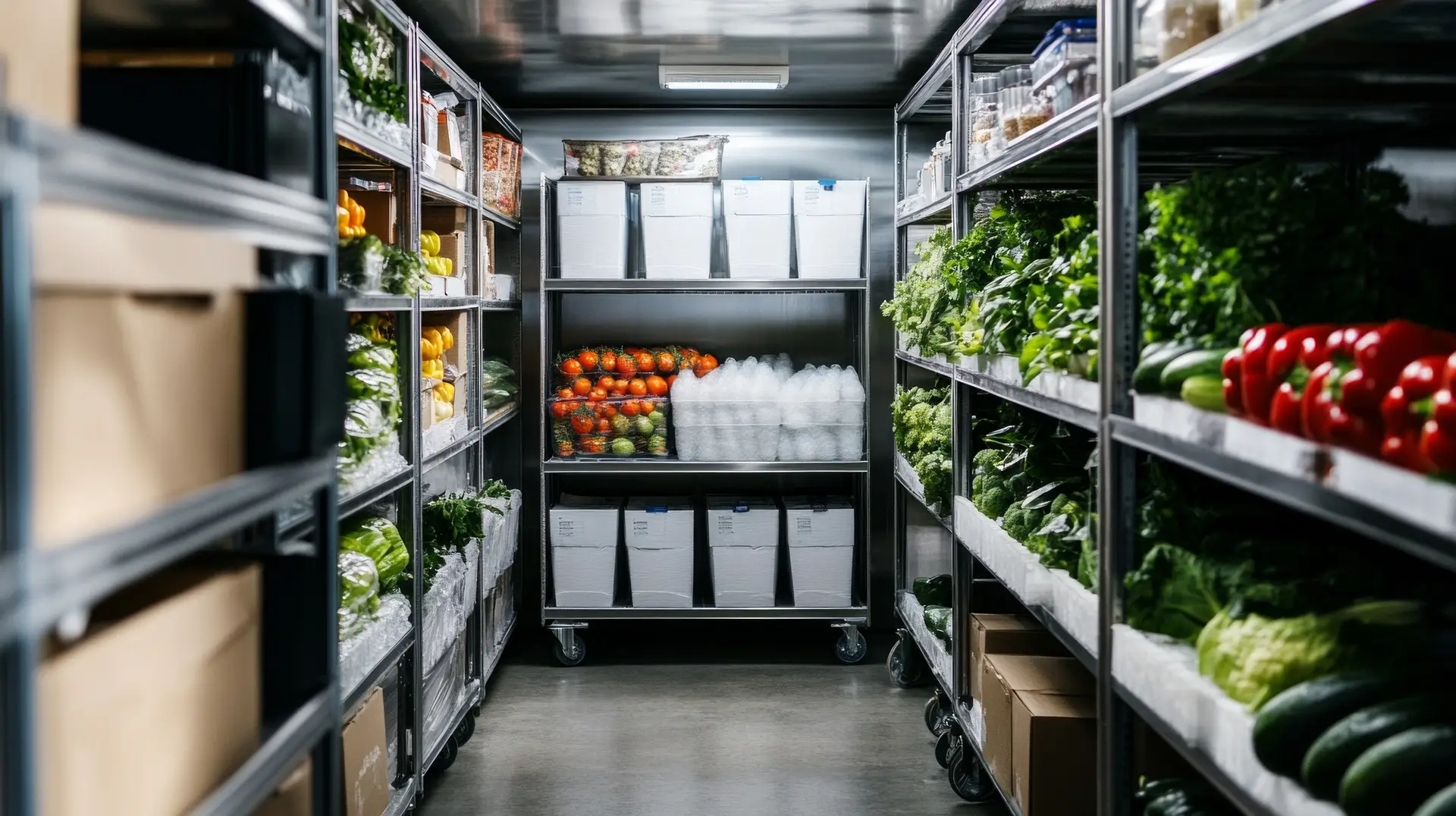 industrial kitchen storage shelves