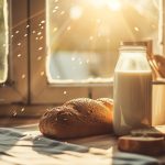 Glazen melkfles, volkorenbrood en zonlicht – gezonde dragers van vitamine D in de moderne voeding