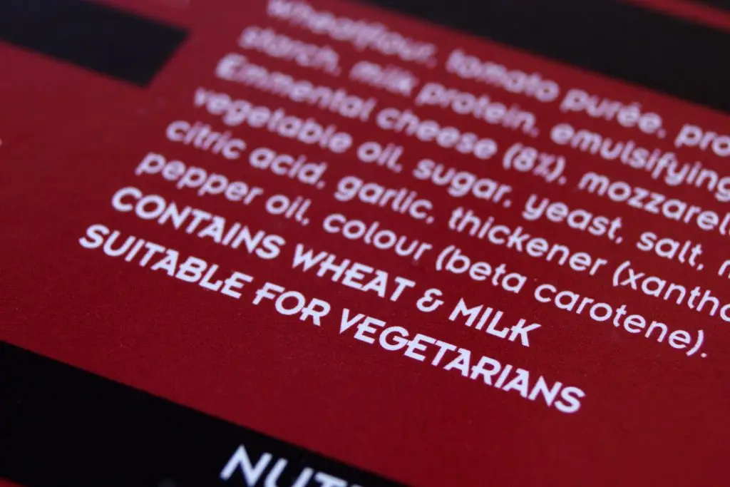 Etiketten met allergenen en traceerbaarheid volgens HACCP