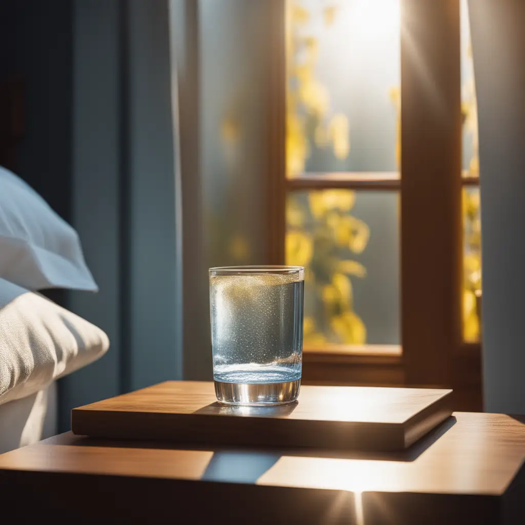 Drink ’s ochtends een groot glas water