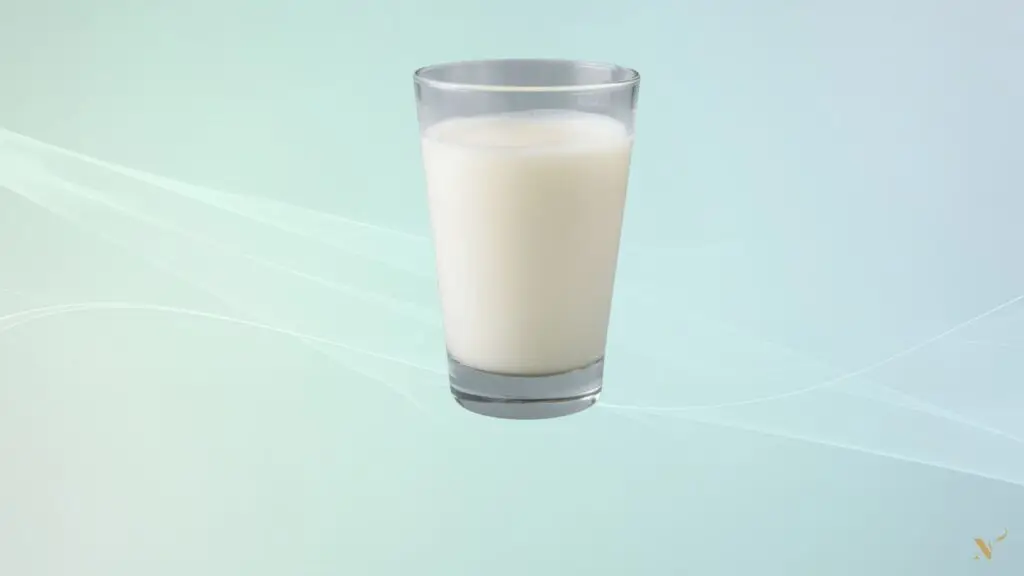 Glas melk als representatie van vertering en stofwisseling in het lichaam
