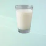 Glas melk als representatie van vertering en stofwisseling in het lichaam